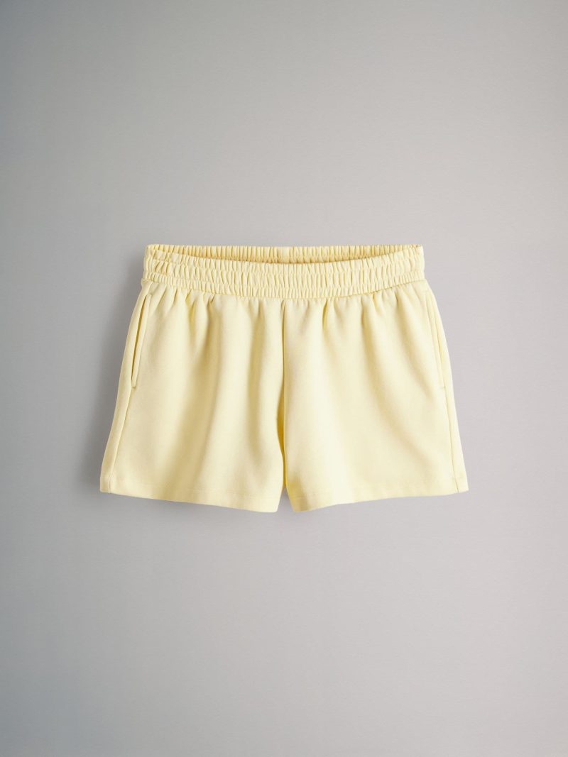 LXH82344 The Set Butter Yellow/Taupe Brown 2 Pack Relaxed Joggers Shorts - Image 8