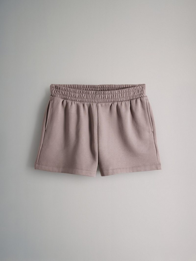 LXH82344 The Set Butter Yellow/Taupe Brown 2 Pack Relaxed Joggers Shorts - Image 9