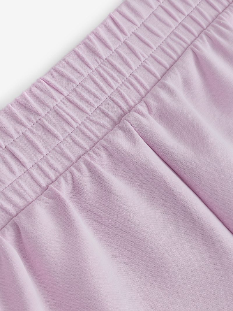 LXH82332 Pink Maternity Soft Touch Co-ord Shorts - Image 7