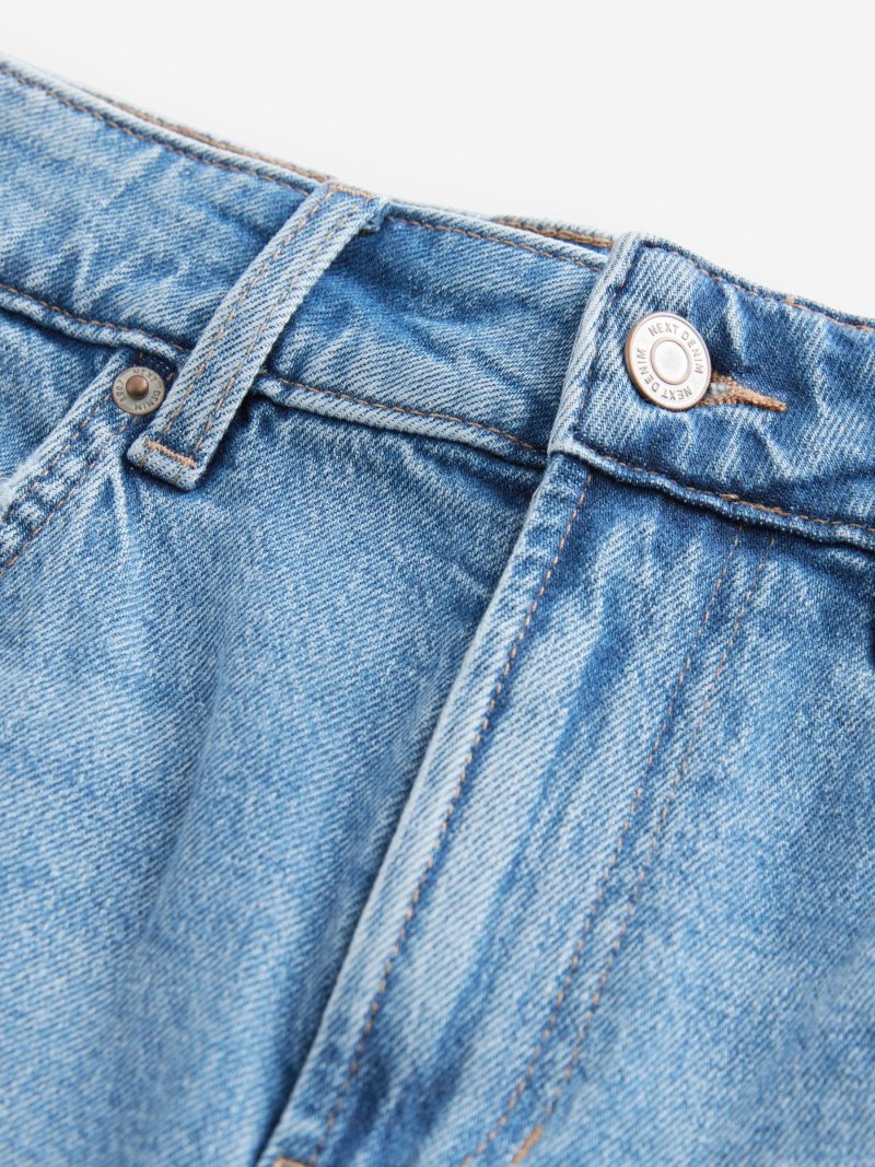 LXH82337 Mid Blue Denim Boy Shorts - Image 7