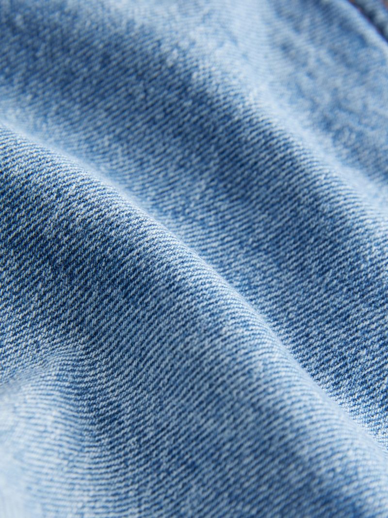 LXH82337 Mid Blue Denim Boy Shorts - Image 8